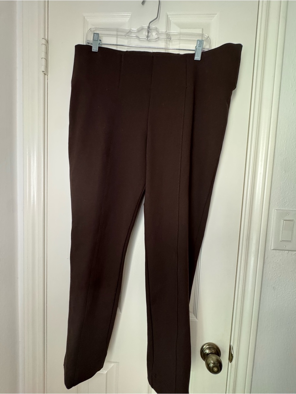 Slim Factor by Investments Stretch Ponte Knit Pull-On Pants